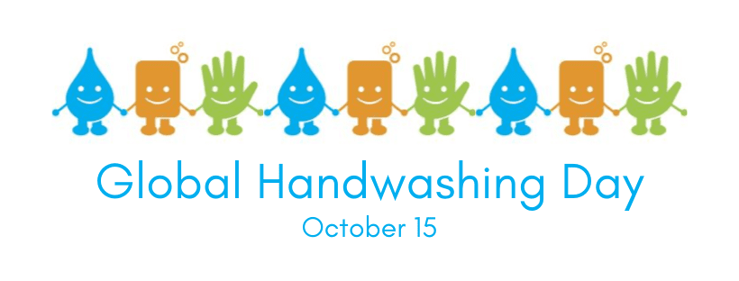 Global handwashing day 15th October banner