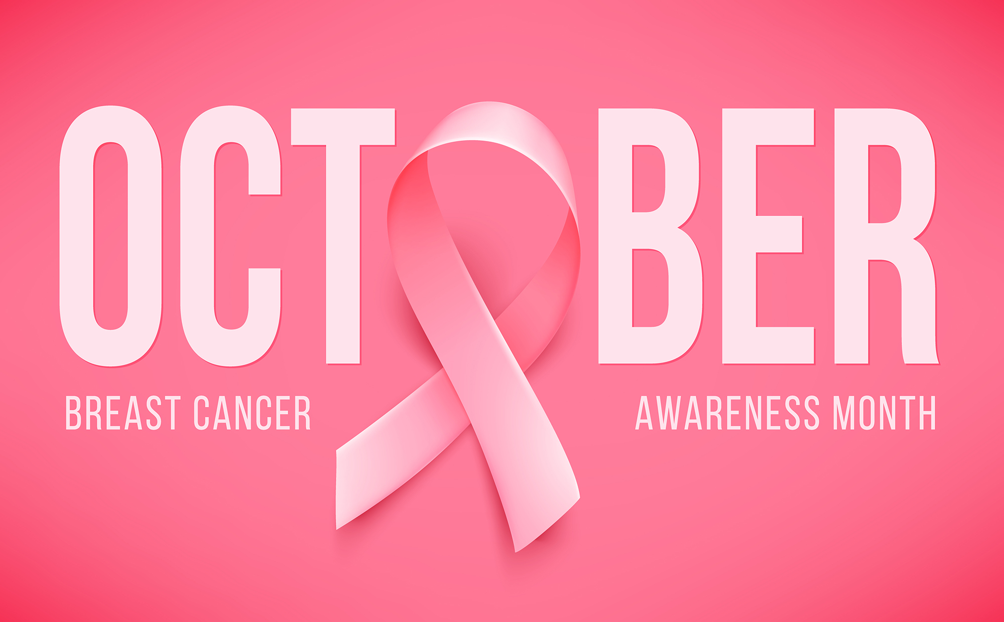 October breast cancer awareness banner