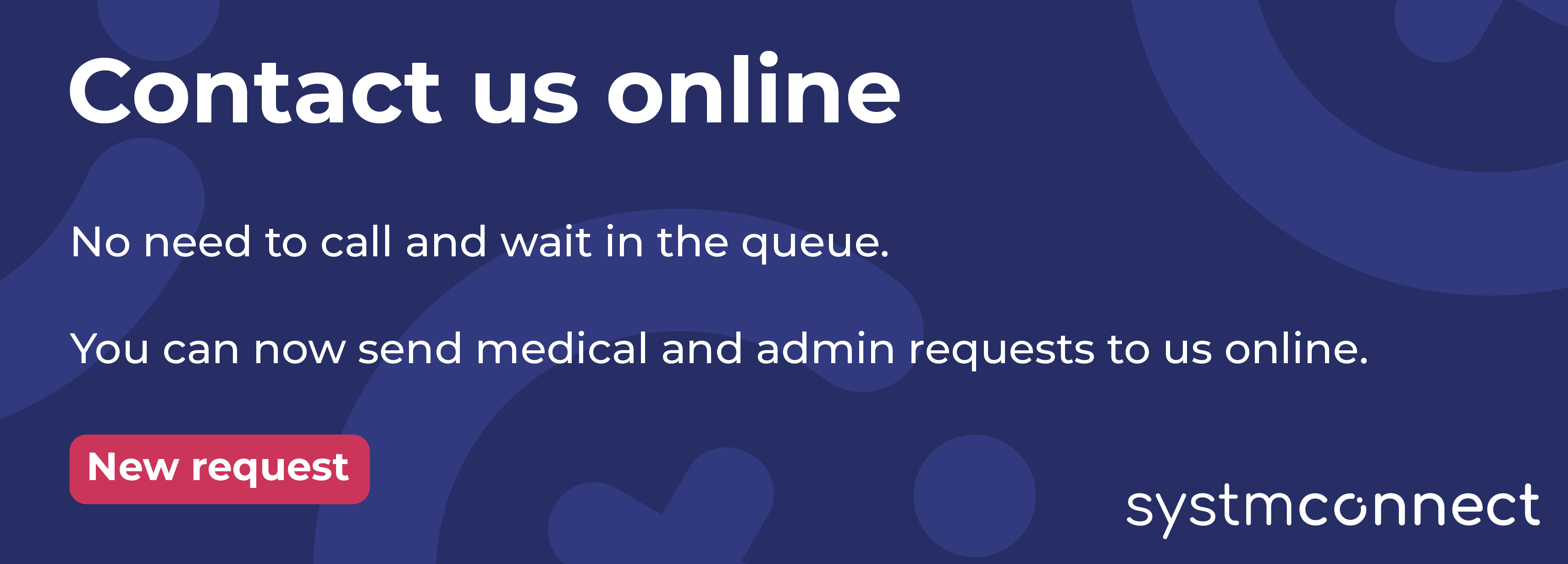 contact us online using an online form