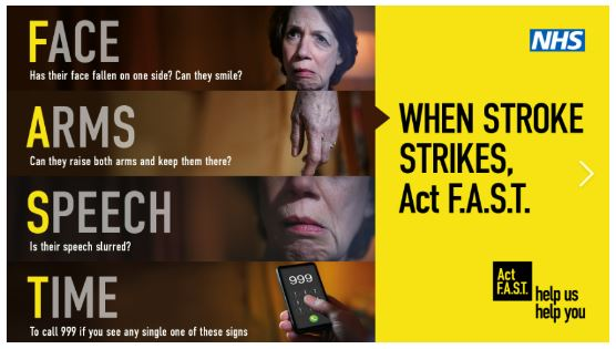 When stroke strikes act FAST poster