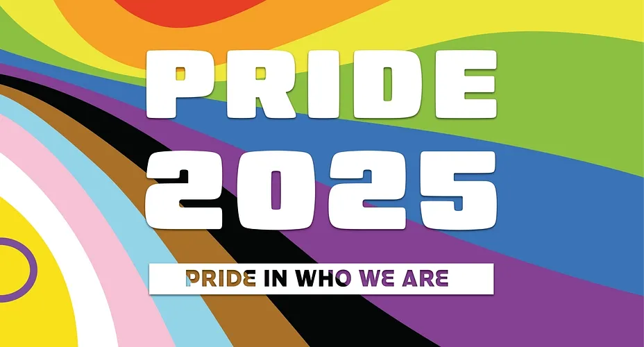 Pride 2025 - Pride in who we are poster